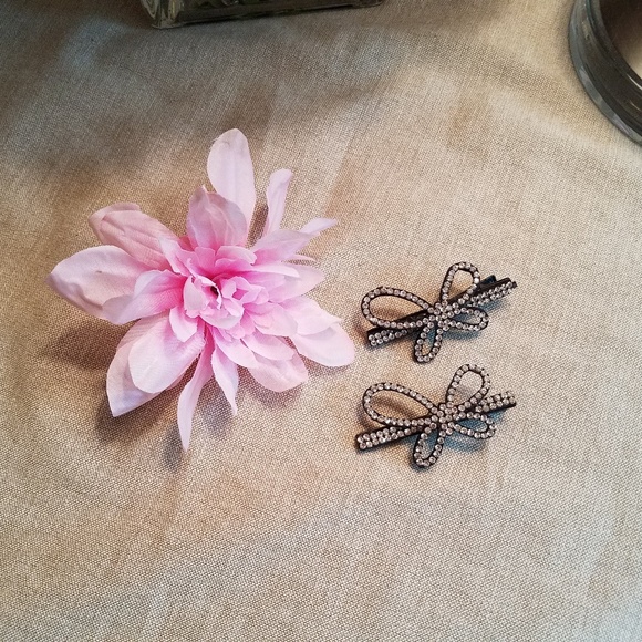 NWT Rhinestone Hair Barrette Set - Picture 6 of 6